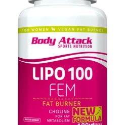 Produkte Body Attack Lipo 100-FEM