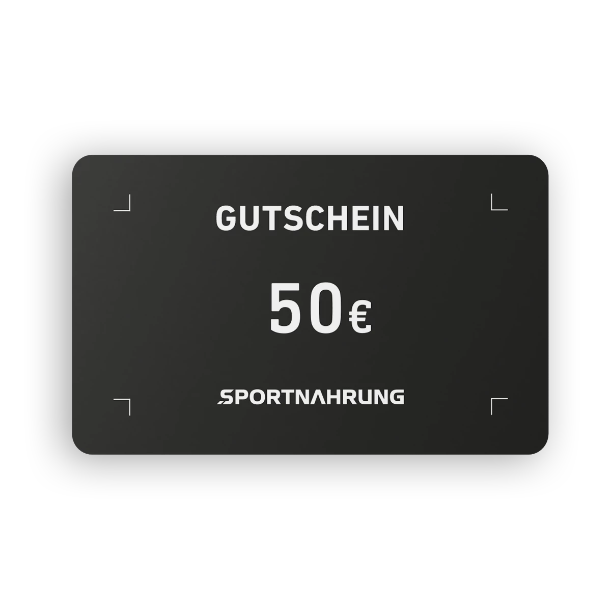 Sportnahrung Gutscheinkarte 2 Sportnahrung Gutscheinkarte
